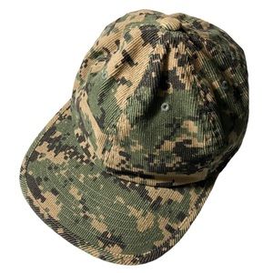 Levi’s 6 Panel Corduroy Digi Camo Strap Back Hat